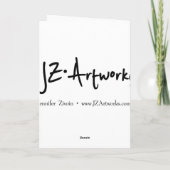 Het einde van het Hedge Maze Wenskaart Kaart (Achterkant)