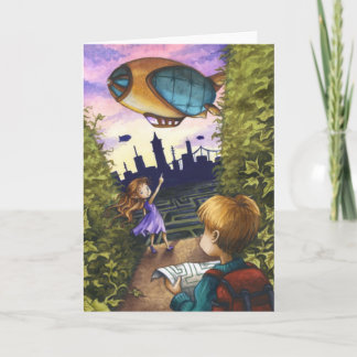 Het einde van het Hedge Maze Wenskaart Kaart