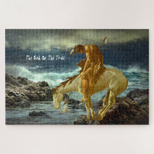 HET EINDE VAN HET SPOOR LEGPUZZEL (Horizontaal)