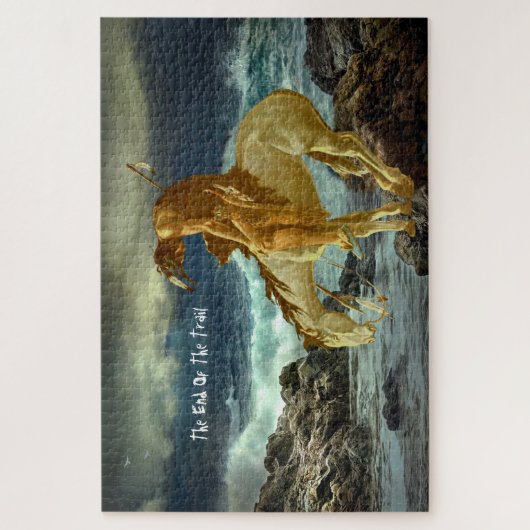 HET EINDE VAN HET SPOOR LEGPUZZEL (Verticaal)