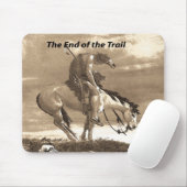 Het einde van het spoor muismat (Met muis)