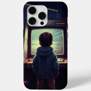 Het Eindniveau   Een Retro Arcade Droom iPhone 15 Pro Max Hoesje