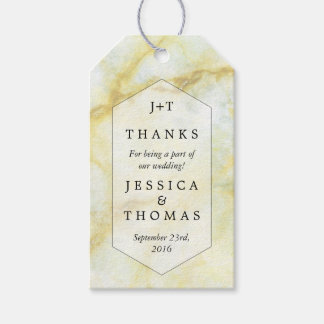 Het Elegant Marble Effect Wedding Collectie Favor Cadeaulabel