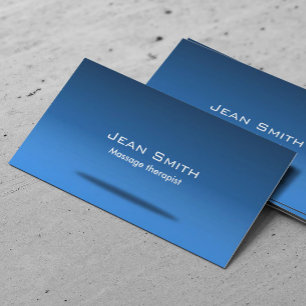 Het Elegante Blauw van de Chiropracticus van de Visitekaartje
