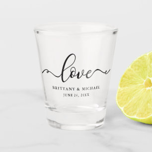 Het elegante Huwelijk van de Liefde van het Shot Glas