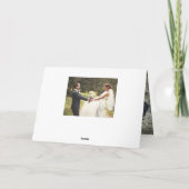 Het elegante Huwelijk van het Manuscript dankt u Bedankkaart (Achterkant)