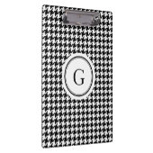 Het elegante zwarte witte monogram van het klembord (Rechts)