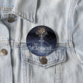 Het Element Ronde Button 7,6 Cm (In situ)