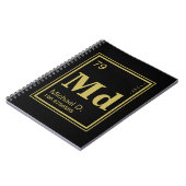 Het element van jou! Aangepaste naam Periodieke Ta Notitieboek (Linkerzijde)