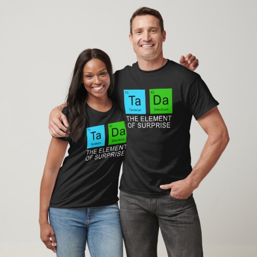 Het element van verrassing t-shirt (Unisex)