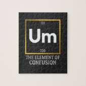 Het element van verwarring T-Shirt Legpuzzel (Verticaal)