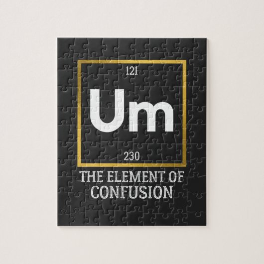 Het element van verwarring T-Shirt Legpuzzel (Verticaal)