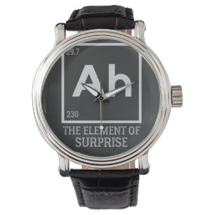 Het element verrassingen horloge