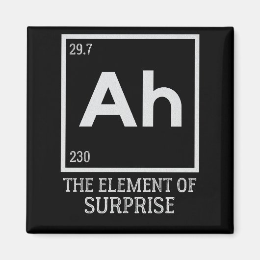 Het element verrassingen magneet (Voorkant)
