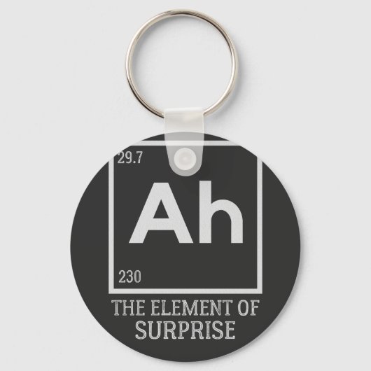 Het element verrassingen sleutelhanger (Voorkant)