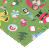 Het Elf en het Kerst Icons Pattern Tafelkleed (Gekanteld)