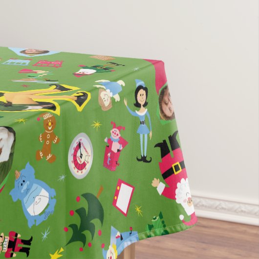 Het Elf en het Kerst Icons Pattern Tafelkleed (Voorbeeld)