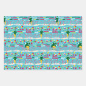 Het Elf Snoep Pattern Inpakpapier Vel (Voorkant 2)