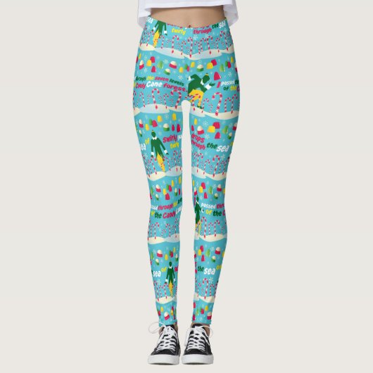 Het Elf Snoep Pattern Leggings (Voorkant)