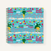 Het Elf Snoep Pattern Notitieboek (Voorkant)