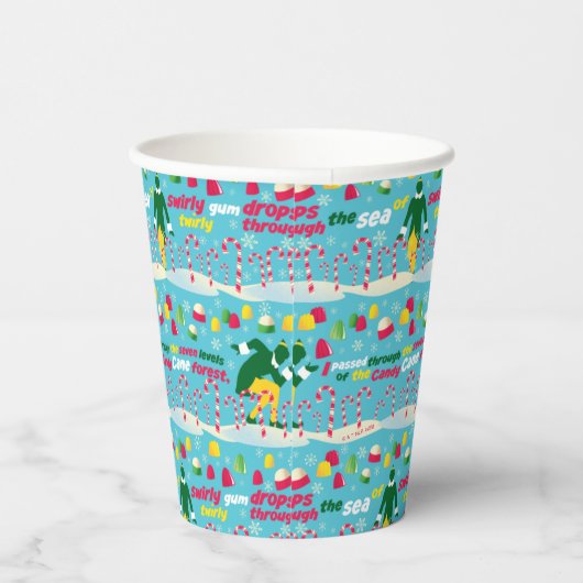 Het Elf Snoep Pattern Papieren Bekers (Rechts)