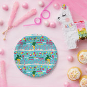Het Elf Snoep Pattern Papieren Bordje (Feest)