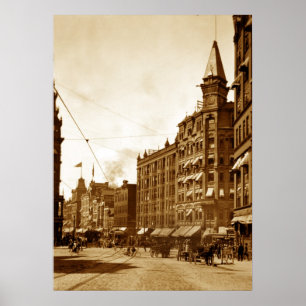 Het Elwood-gebouw Poster