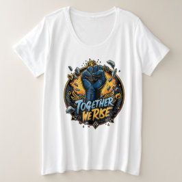 Het embleem van de 19e cirkel met de vergrendelde  grote maat t-shirt