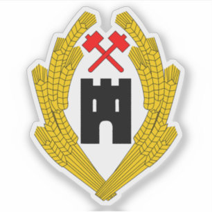 Het embleem van de toren (eerste voorstel in 1918) sticker