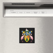 het embleem van de turks - en de caicoseilanden magneet (Insitu (Vaatwasser))