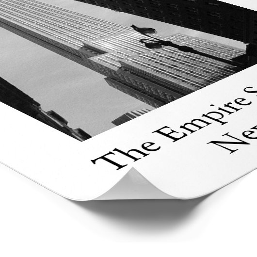 Het Empire State Building Poster (Hoek)