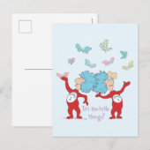 Het ene ding twee, het zijn de kleine dingen! briefkaart (Voorkant / Achterkant)