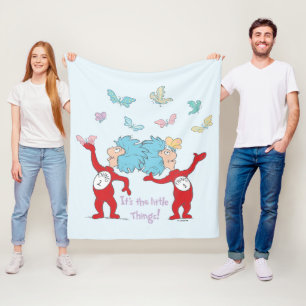 Het ene ding twee, het zijn de kleine dingen! fleece deken