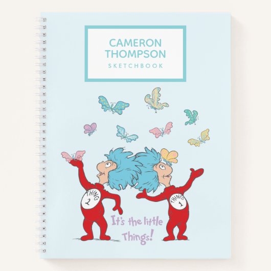 Het ene ding twee, het zijn de kleine dingen! notitieboek (Voorkant)