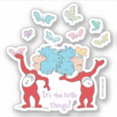 Het ene ding twee, het zijn de kleine dingen! sticker (Voorkant)