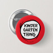 Het ene ding twee - Kleuterschool ding Ronde Button 5,7 Cm (Voorkant /achterkant)