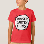 Het ene ding twee - Kleuterschool ding T-shirt (Voorkant)