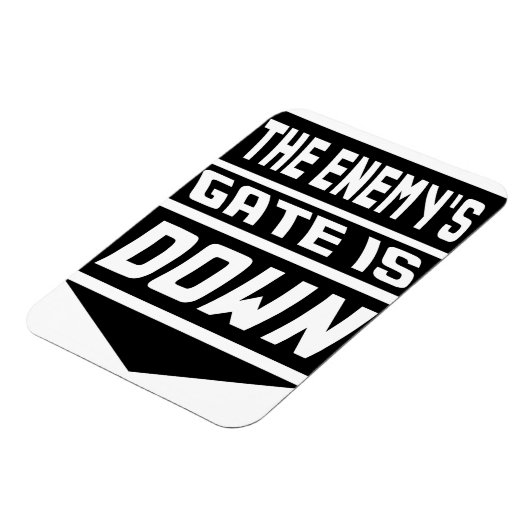 Het Enemy's gewas is omlaag. Magneet (Linkerzijde)