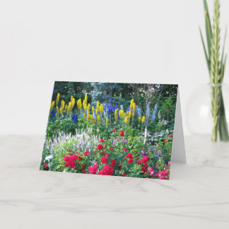 Het Engelse BloemenWenskaart van de Tuin Kaart
