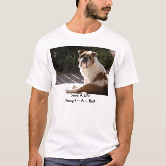 Het Engelse Bulldog Rescue Network - Gepersonalise T-shirt