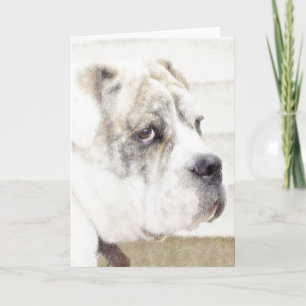 Het Engelse wenskaart Bulldogge van Olde Kaart
