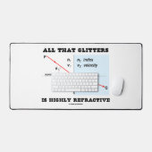 Het enige dat glitters zijn zeer brekende natuurku bureaumat (Keyboard & Muis)