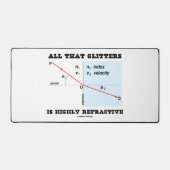 Het enige dat glitters zijn zeer brekende natuurku bureaumat (Voorkant)