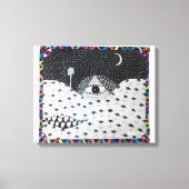 Het enige dat ogen ziet canvas afdruk (Voorkant)