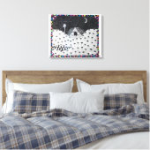 Het enige dat ogen ziet canvas afdruk (Insitu (Slaapkamer))