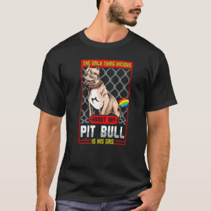 Het enige dat van belang is voor mijn Pitbull is z T-shirt