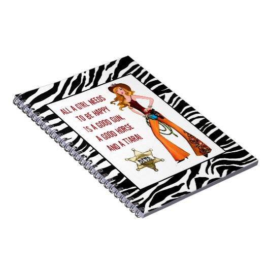 "Het enige meisje dat gelukkig moet zijn is..." No Notitieboek (Rechterzijde)