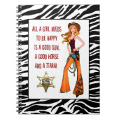 "Het enige meisje dat gelukkig moet zijn is..." No Notitieboek (Voorkant)