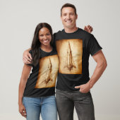 Het enige Raketontwerp van Leonardo da Vinci T-shirt (Unisex)