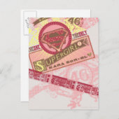 Het enige supermeisje briefkaart (Voorkant / Achterkant)